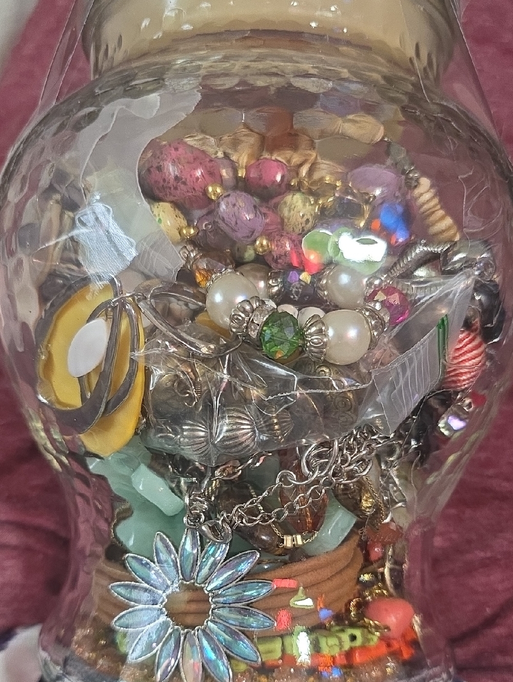 Multicolor Women's Fashion Jewelry Mix - Floral & Beaded Statement Pieces